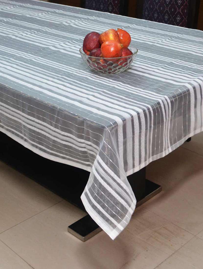sheer stripe table cover