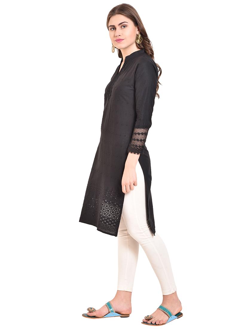 women's straight kurta - 15850358 -  Standard Image - 1