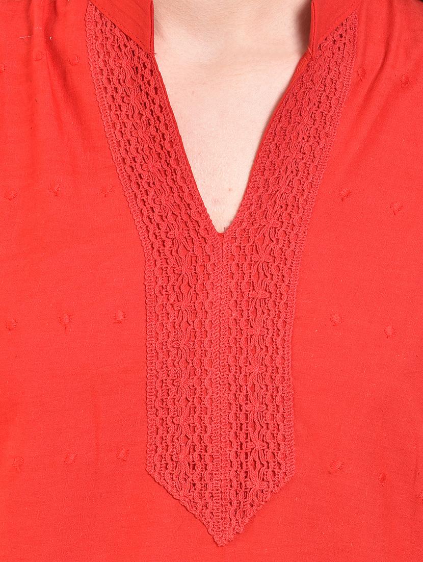 women's straight kurta - 15850360 - Standard Image - 4