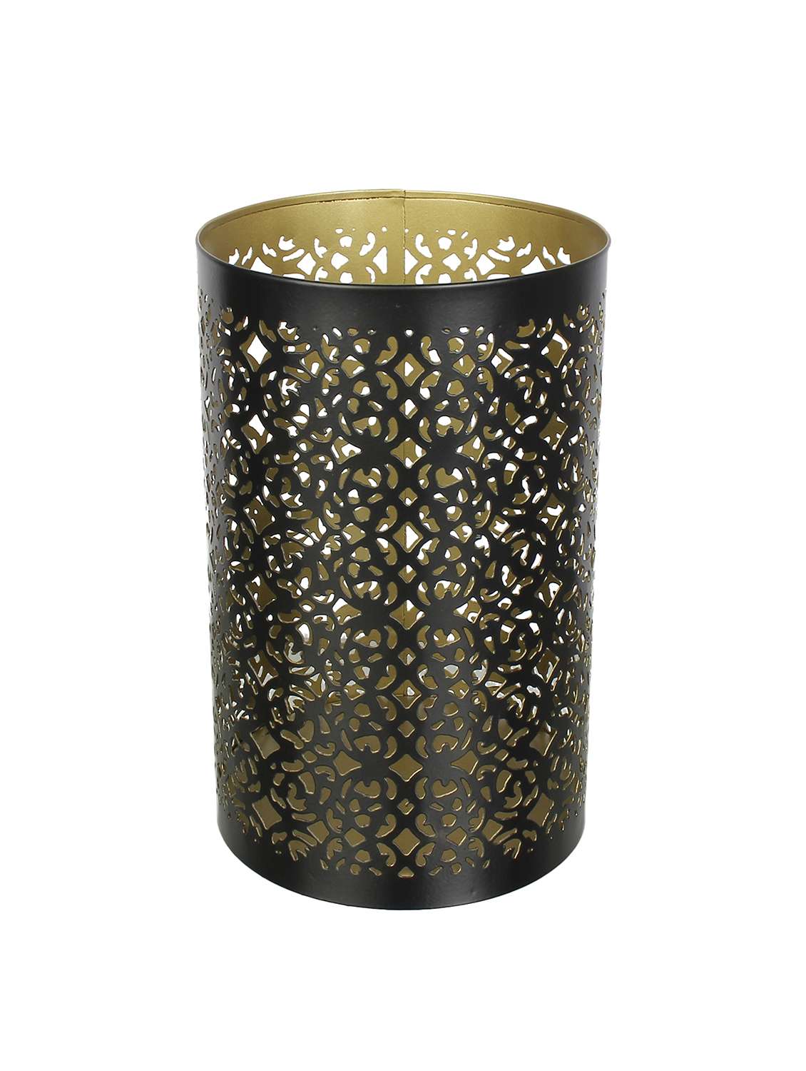 contemporary floral design metal votive small