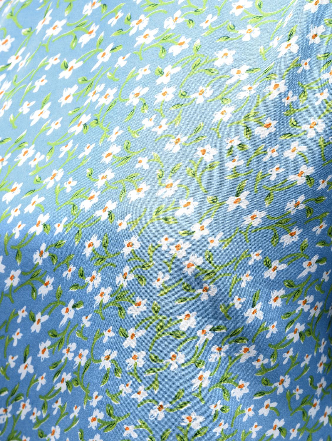 floral bell sleeved top - 15857049 - Standard Image - 4