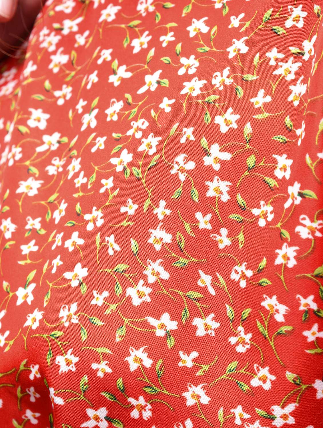 floral bell sleeved top - 15857050 -  Standard Image - 4