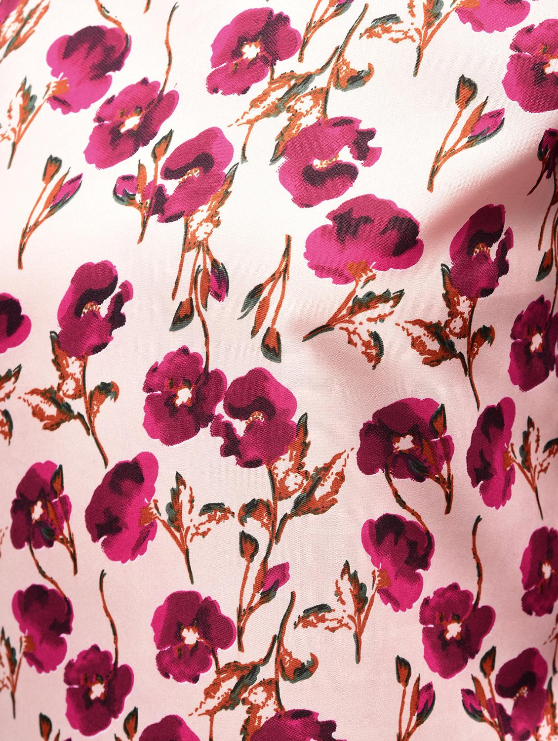 floral flared sleeved top - 15857051 - Standard Image - 4