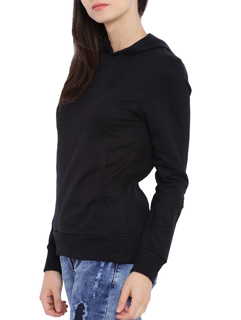 coal black hooded sweatshirt - 15857400 - Standard Image - 1