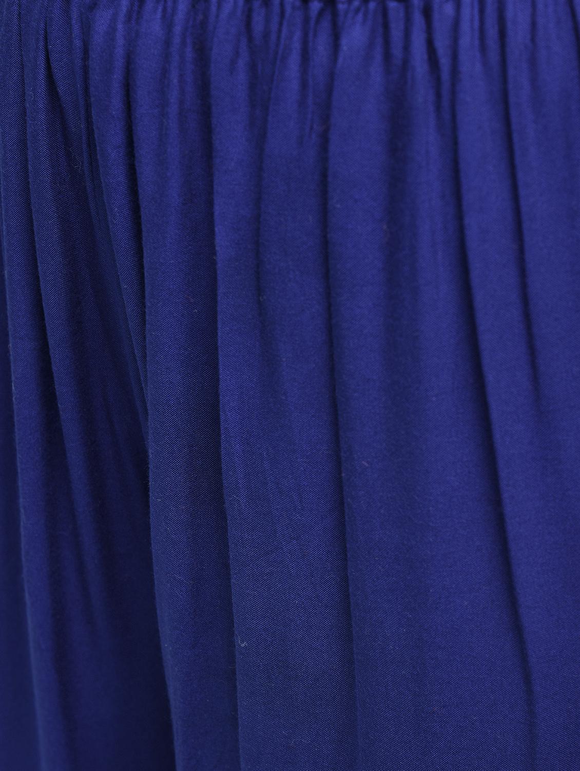 royal blue flared palazzo - 15857714 - Standard Image - 4