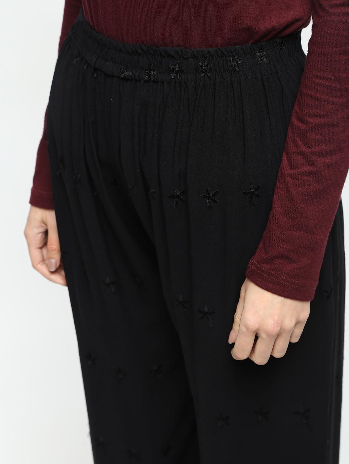 drawstring waist high rise palazzo - 15857721 - Standard Image - 4