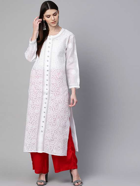 women's straight kurta - 15858687 -  Standard Image - 1