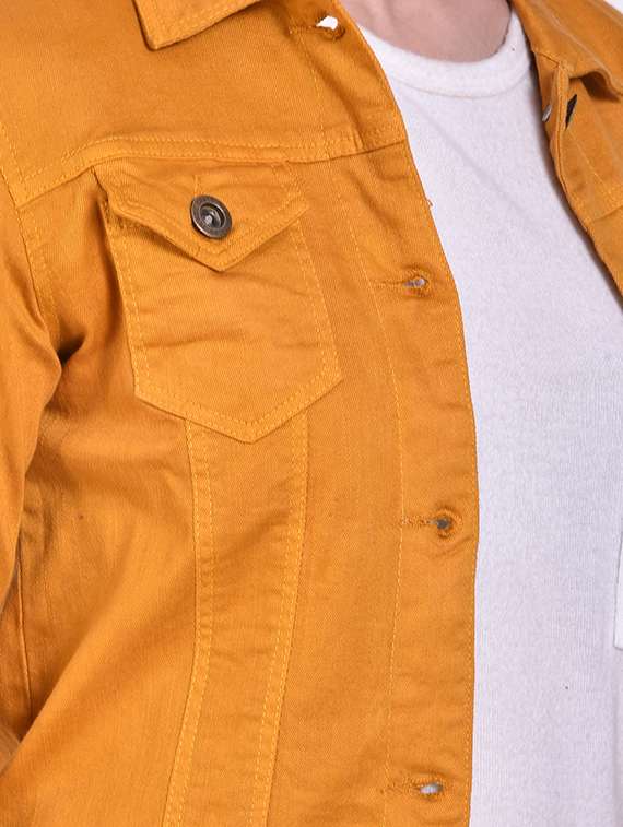 button-up denim jacket - 15858749 -  Standard Image - 4