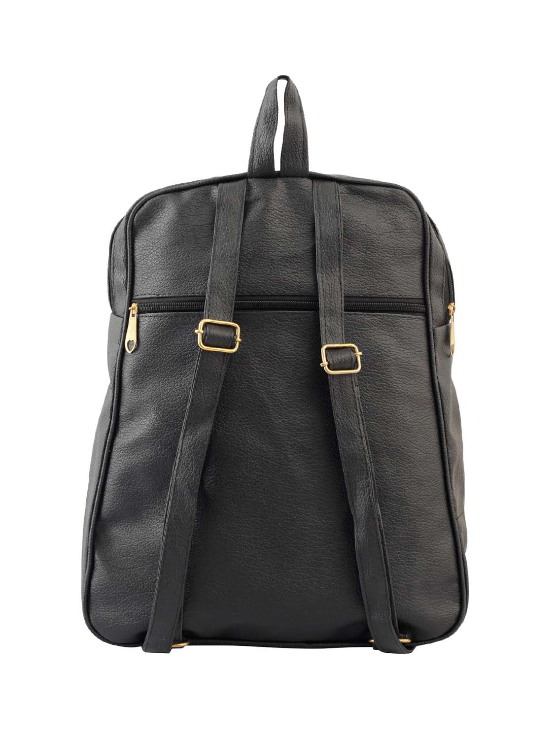 black leatherette (pu) fashion backpack - 15859037 - Standard Image - 1