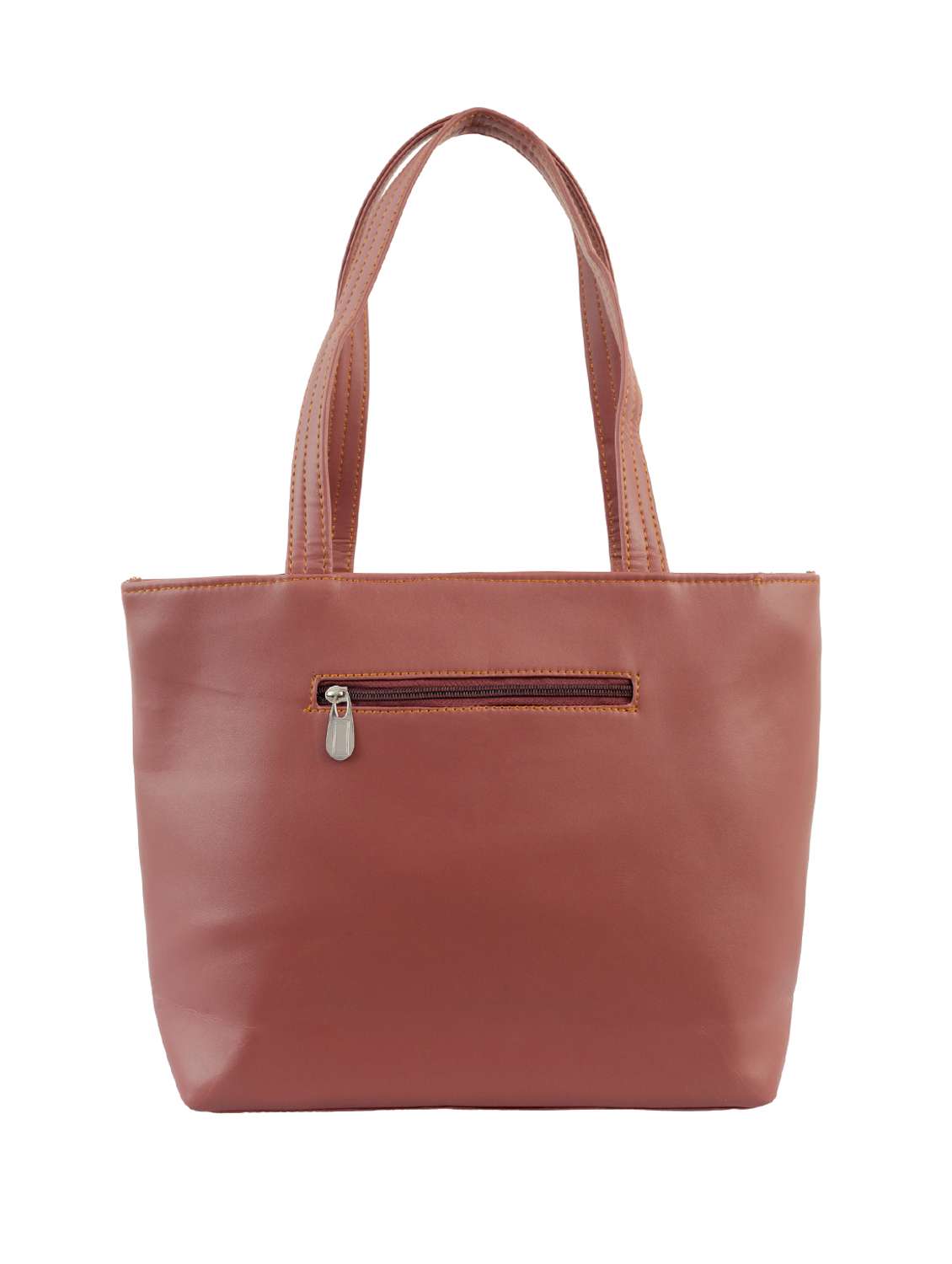 pink leatherette (pu) handbag - 15859178 -  Standard Image - 1