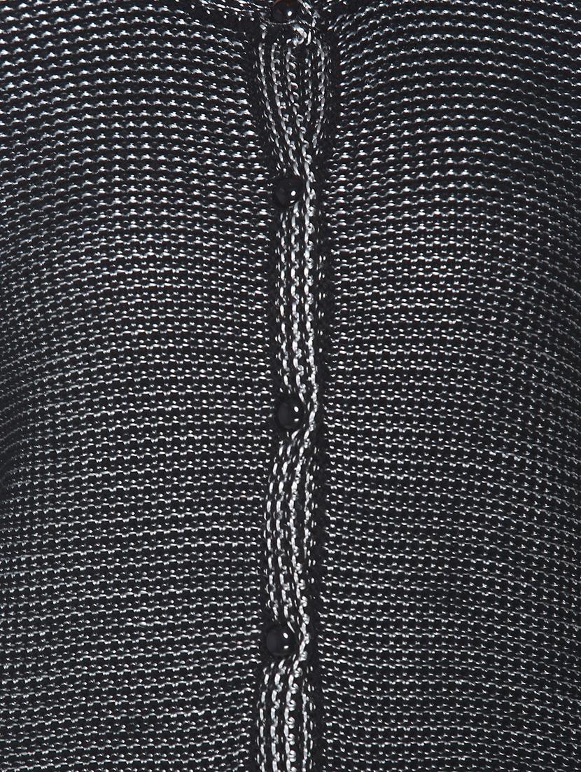 pocket detail round neck cardigan - 15859895 - Standard Image - 4