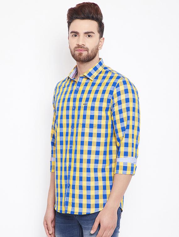 multi colored checkered casual shirt - 15870325 -  Standard Image - 1