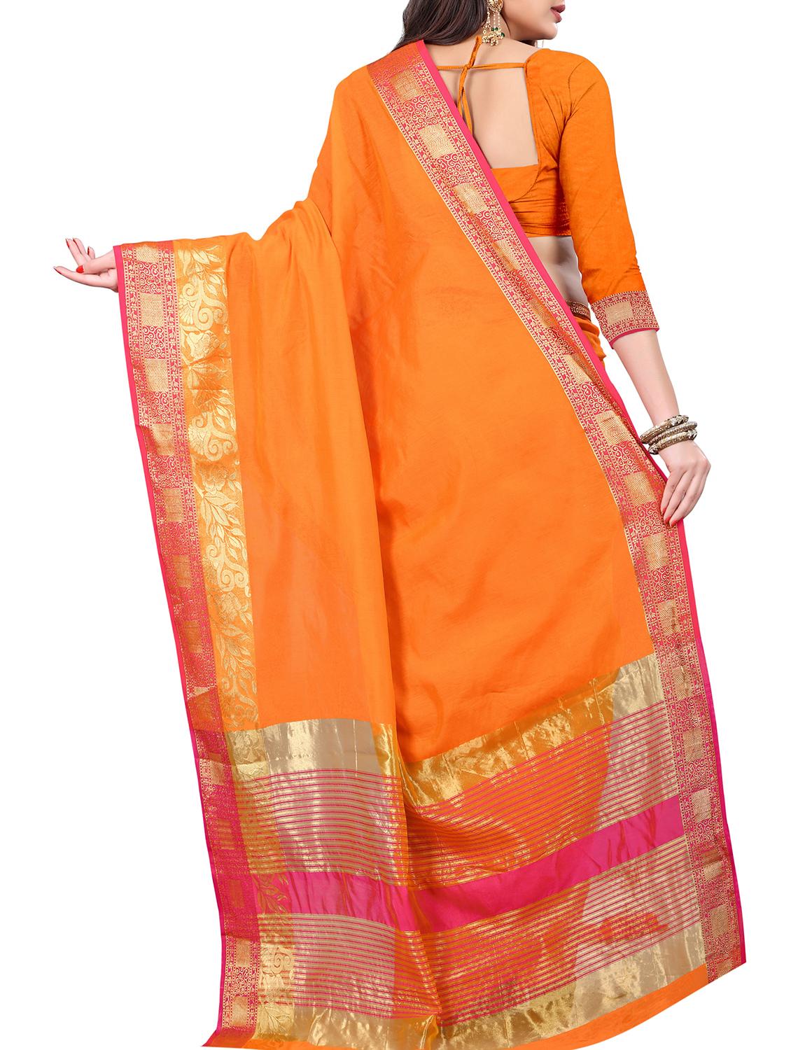 self design saree with blouse - 15871646 -  Standard Image - 1