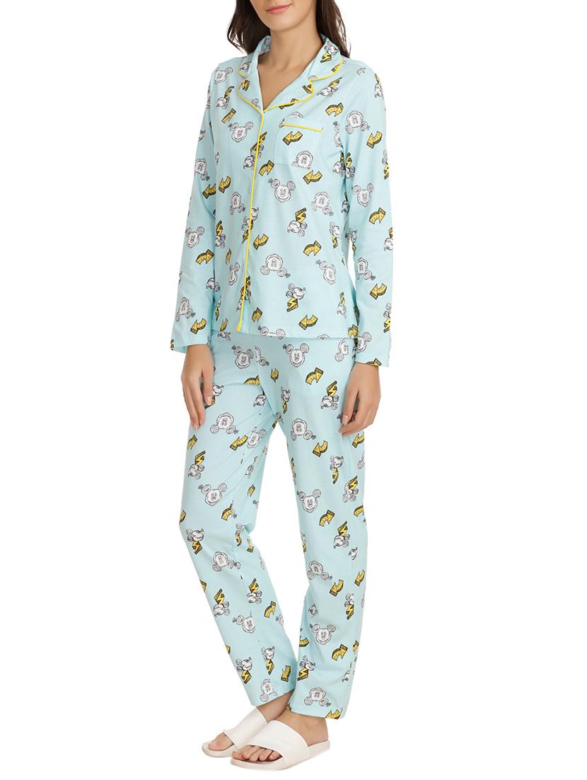 quirky print nightwear pajama set - 15873079 - Standard Image - 1