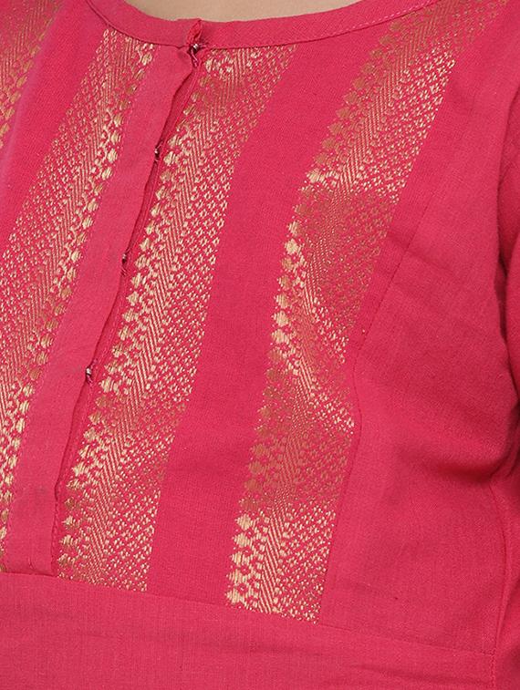 pink cotton suit set - 15873092 - Standard Image - 4