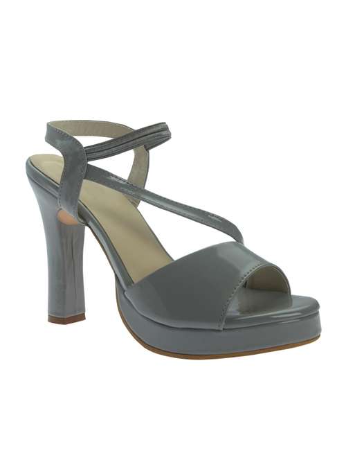 grey back strap sandals - 15875178 - Standard Image - 0