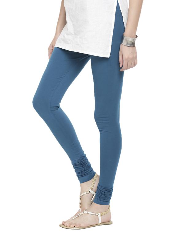 solid lycra churidar - 15877242 - Standard Image - 1