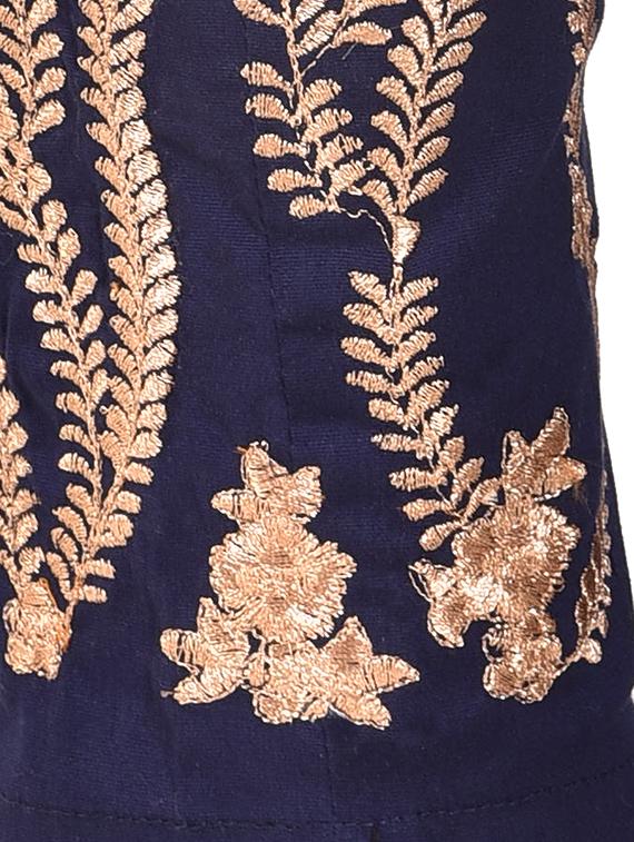 embroidered ankle length pant - 15877823 - Standard Image - 4