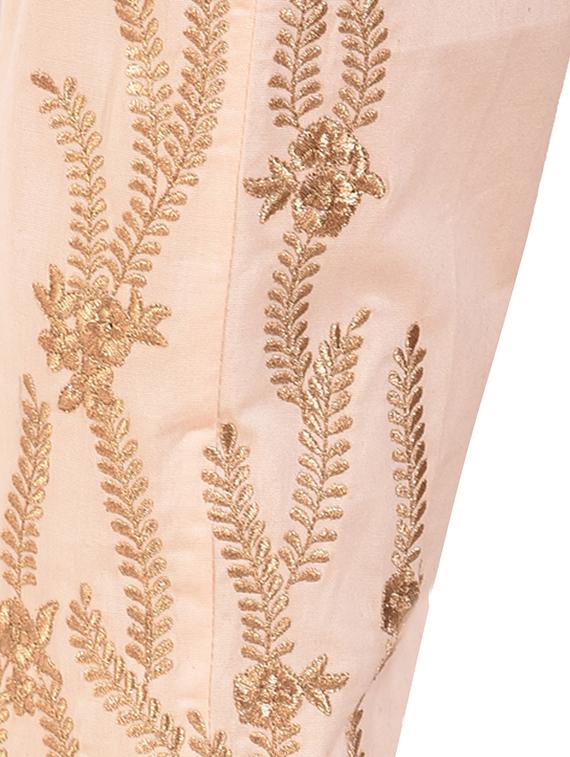 embroidered ankle length pant - 15877826 - Standard Image - 4