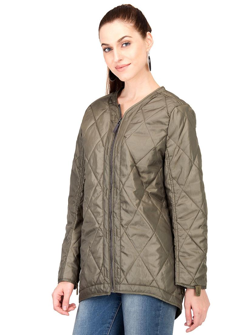 zip up quilted jacket - 15878694 -  Standard Image - 1
