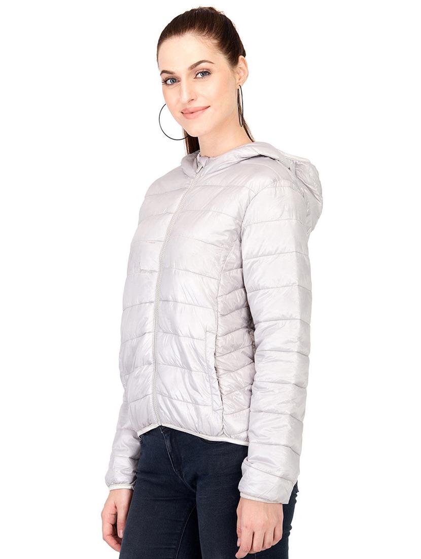 hooded neck puffer jacket - 15878702 - Standard Image - 1