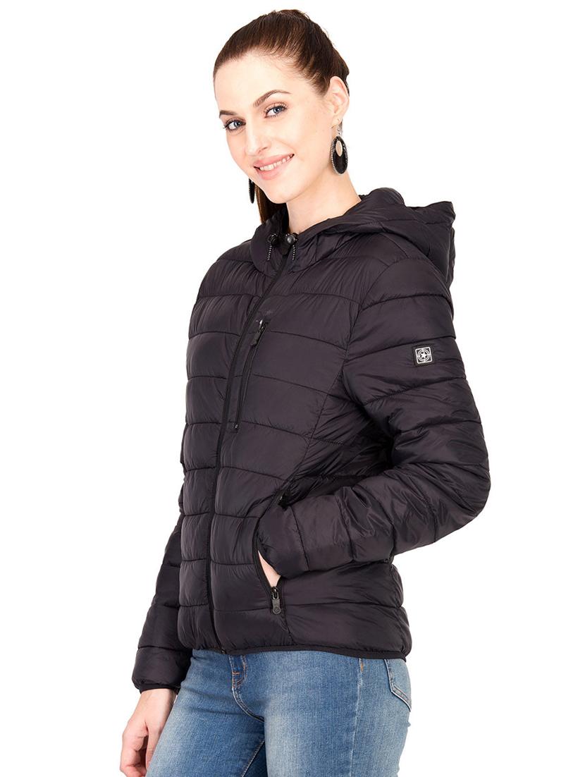 hooded neck puffer jacket - 15878703 -  Standard Image - 1
