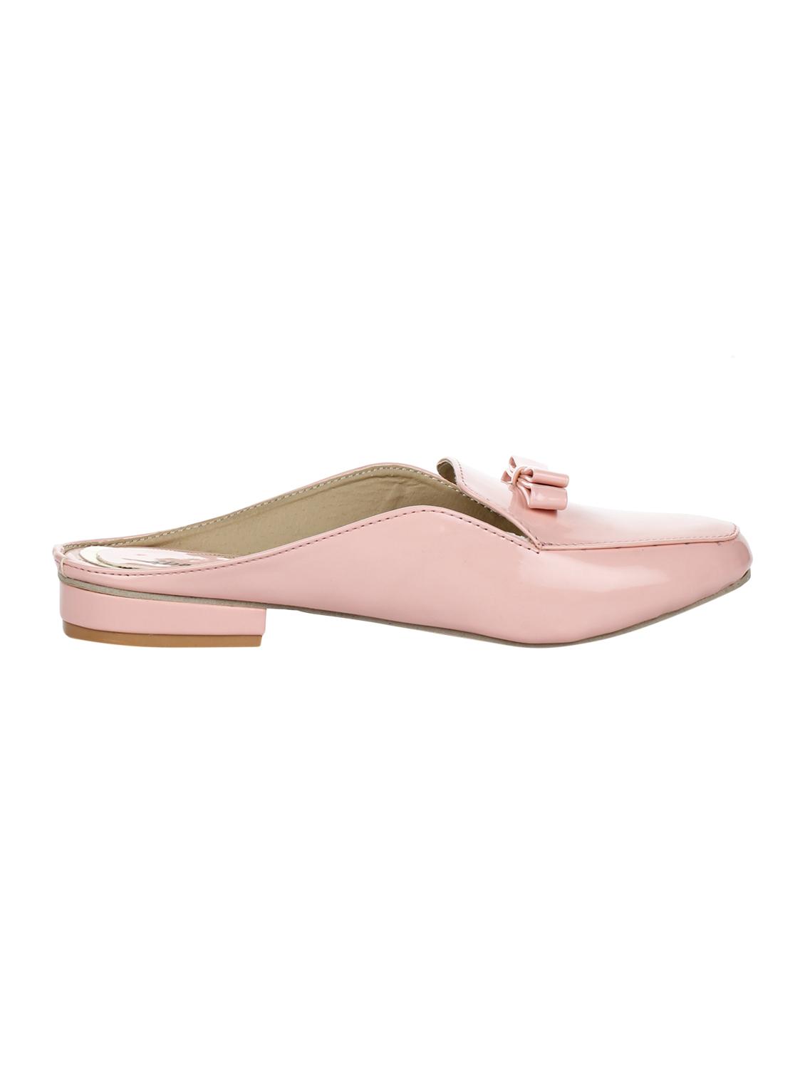 pink slip on mules - 15881100 - Standard Image - 1