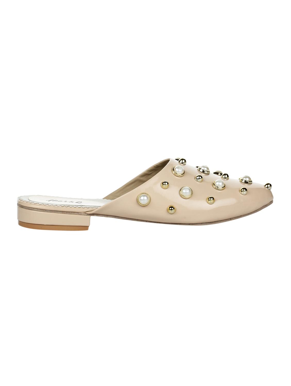 beige slip on mules - 15881106 - Standard Image - 1