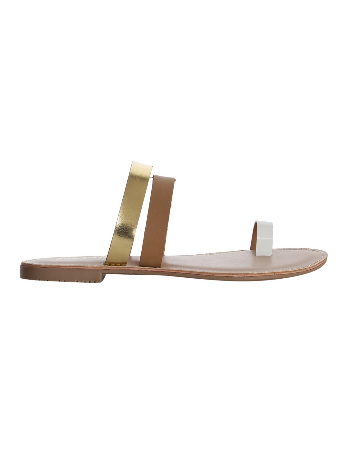 multi colored one toe sandals - 15881114 - Standard Image - 1