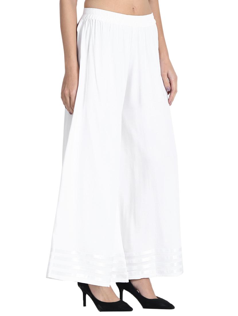 elasticated waist flared palazzo - 15881192 -  Standard Image - 1