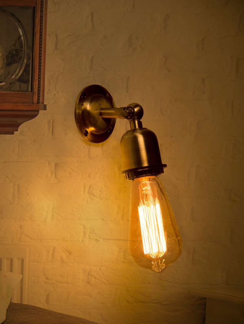 simple vintage edison holder swivel wall sconce