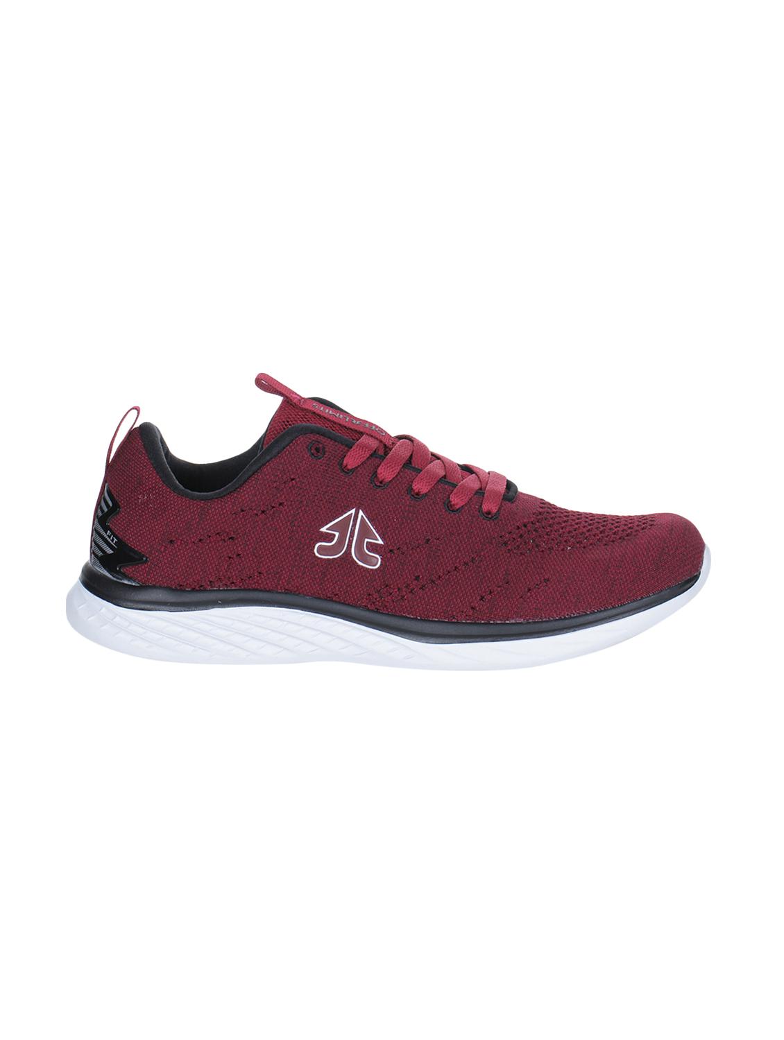 maroon fabric sport shoes - 15883177 -  Standard Image - 1