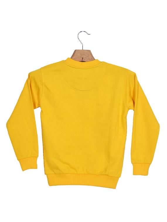 yellow cotton sweatshirt - 15884880 - Standard Image - 1