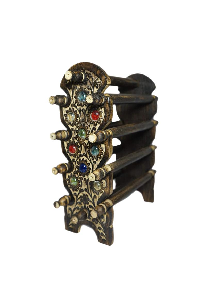 desi karigar wooden bangle stand/antique look wooden bangle holder - 15887459 -  Standard Image - 1