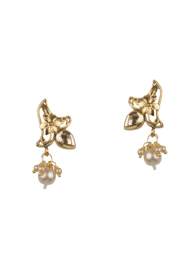 gold brass pendants and earring - 15888699 -  Standard Image - 1