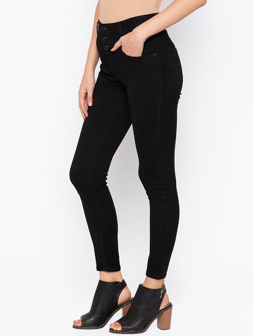 high rise ankle length jeans - 15890268 - Standard Image - 1