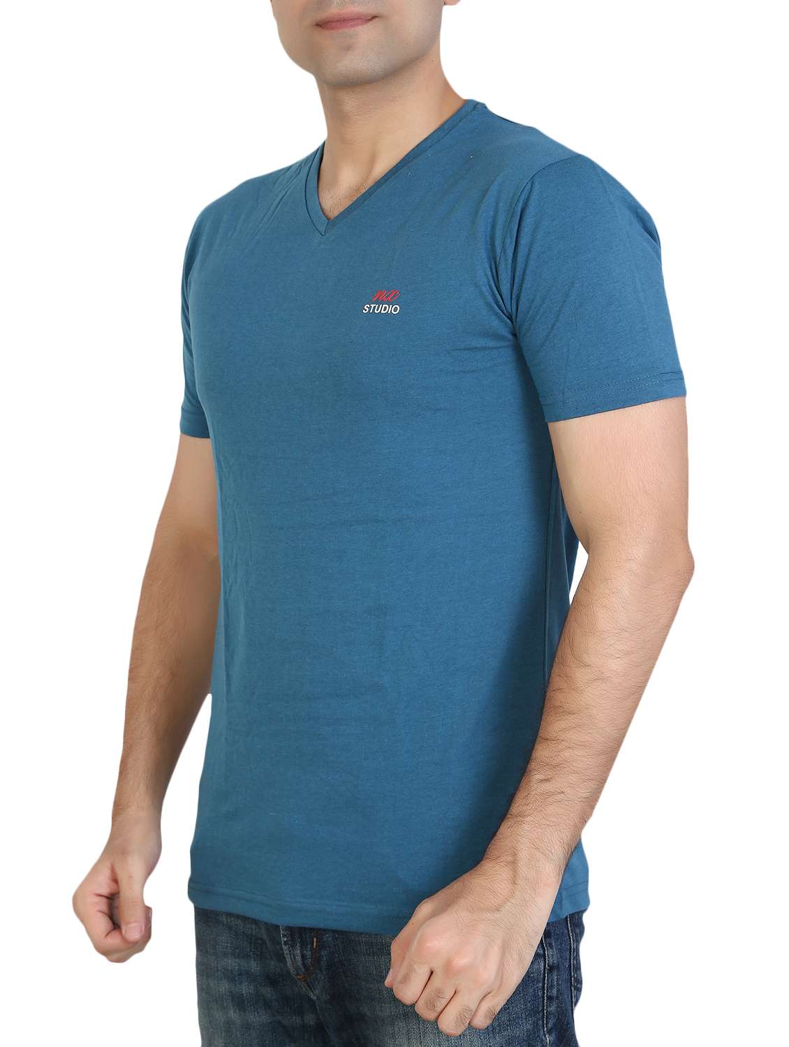 blue cotton blend t-shirt - 15893900 -  Standard Image - 1