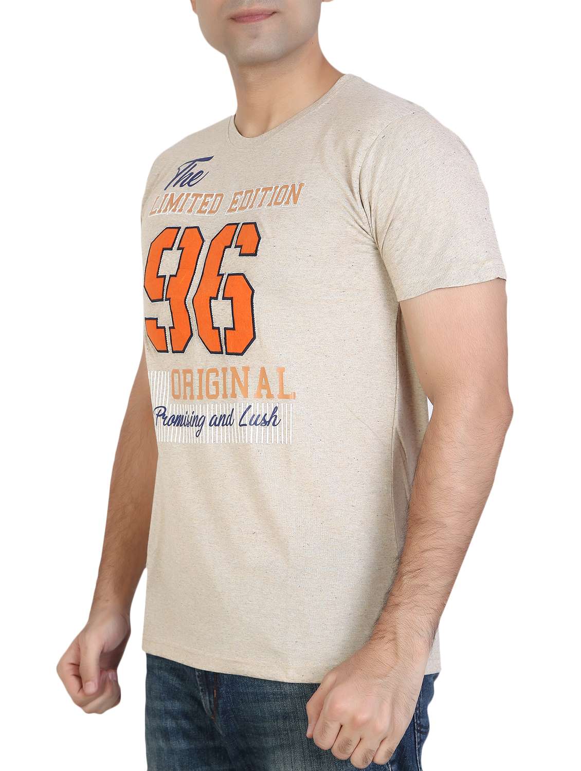men front print short sleeve t-shirt - 15893906 -  Standard Image - 1