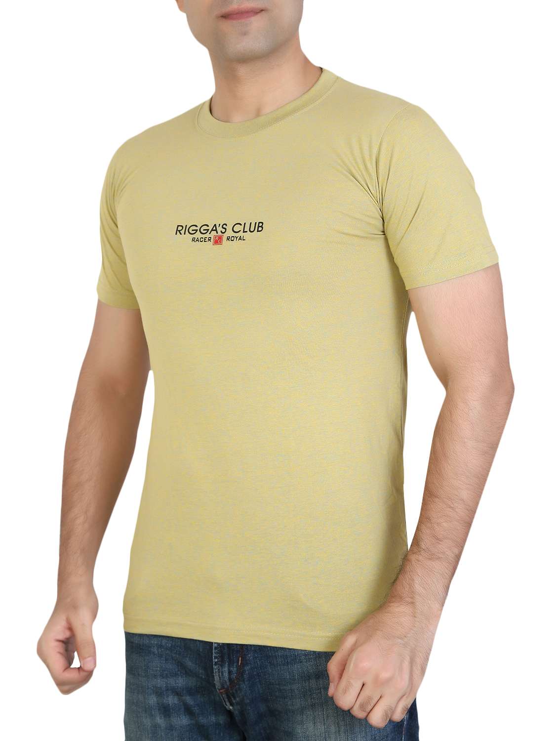 beige cotton blend tshirt - 15894013 - Standard Image - 1