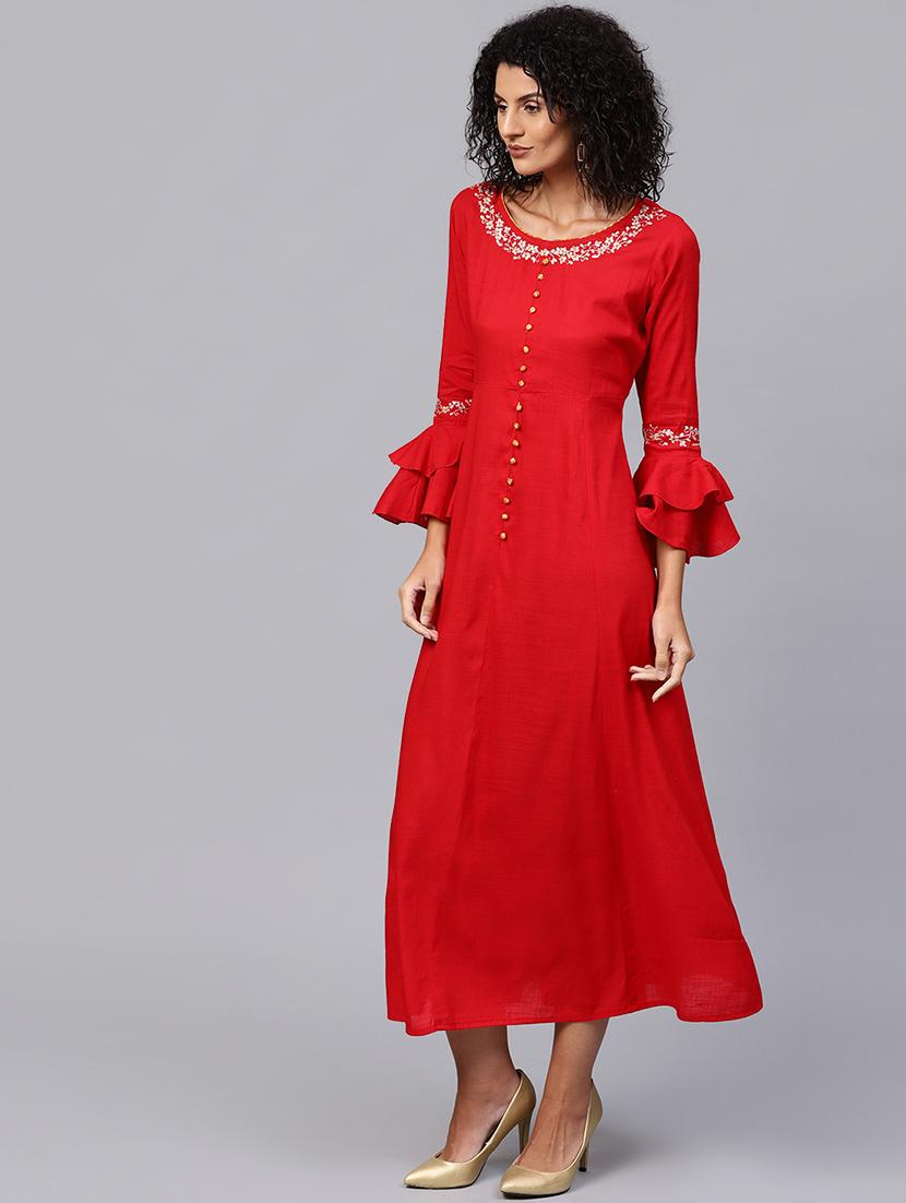 a-line bell sleeves gotta work dress - 15894281 - Standard Image - 1