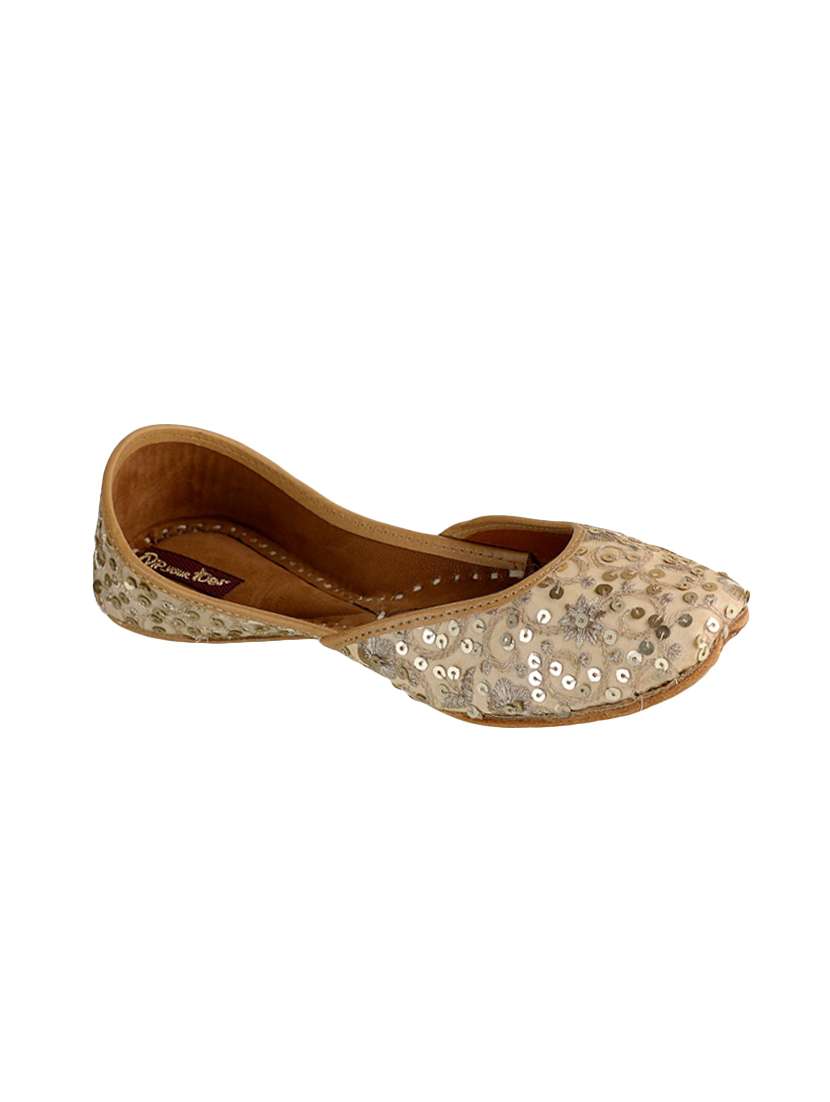 gold slip on jutis