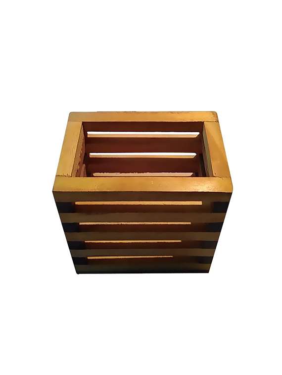 desi karigar handicrafted wooden pen stand - 15900507 -  Standard Image - 1