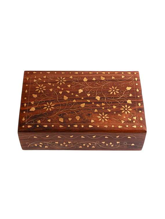 desi karigar wooden jewellery box