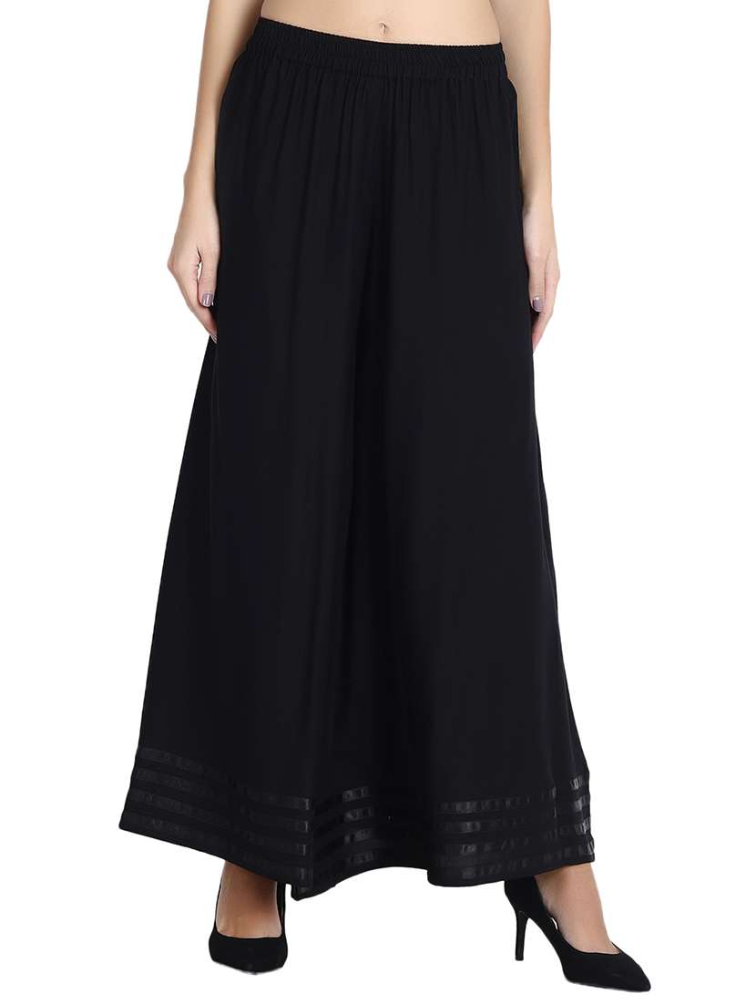 set of 2 flared palazzos - 15901330 -  Standard Image - 1