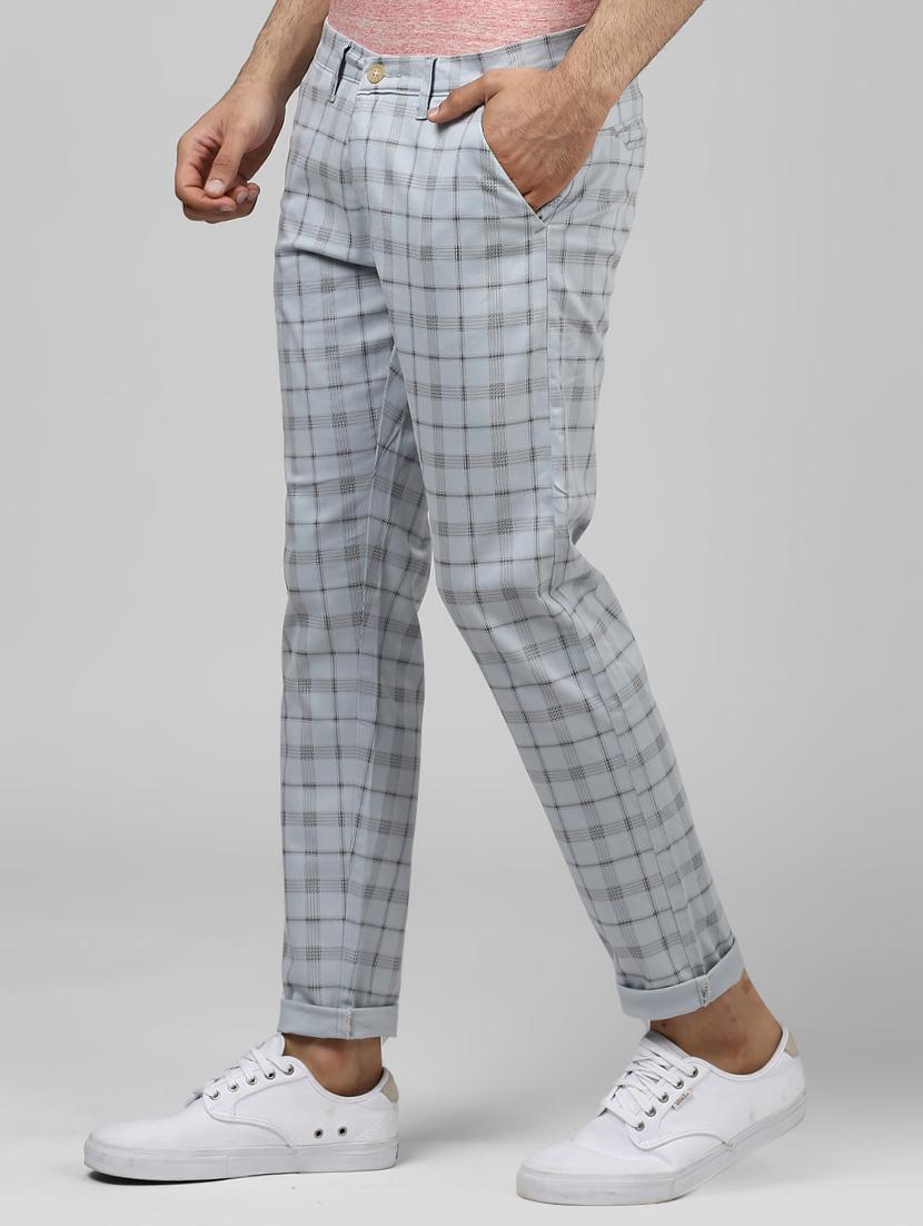 blue cotton chinos - 15901345 - Standard Image - 1