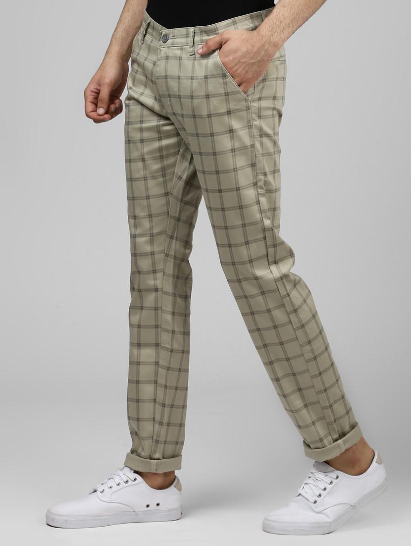 beige cotton chinos - 15901352 - Standard Image - 1