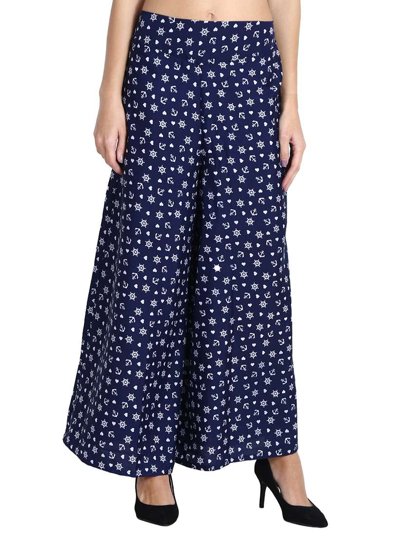 set of 2 flared palazzos - 15902393 -  Standard Image - 1