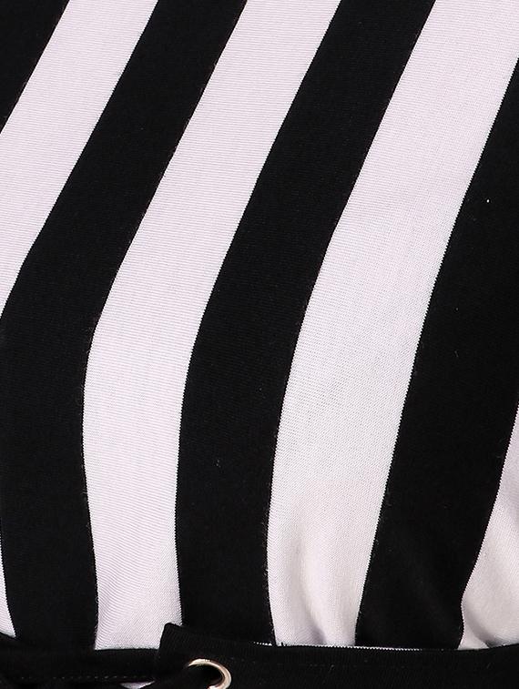 lace paneled striped ruffle top - 15903262 - Standard Image - 4