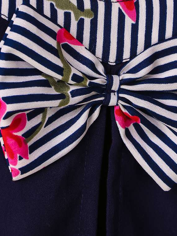 bow detail tie back top - 15903265 -  Standard Image - 4