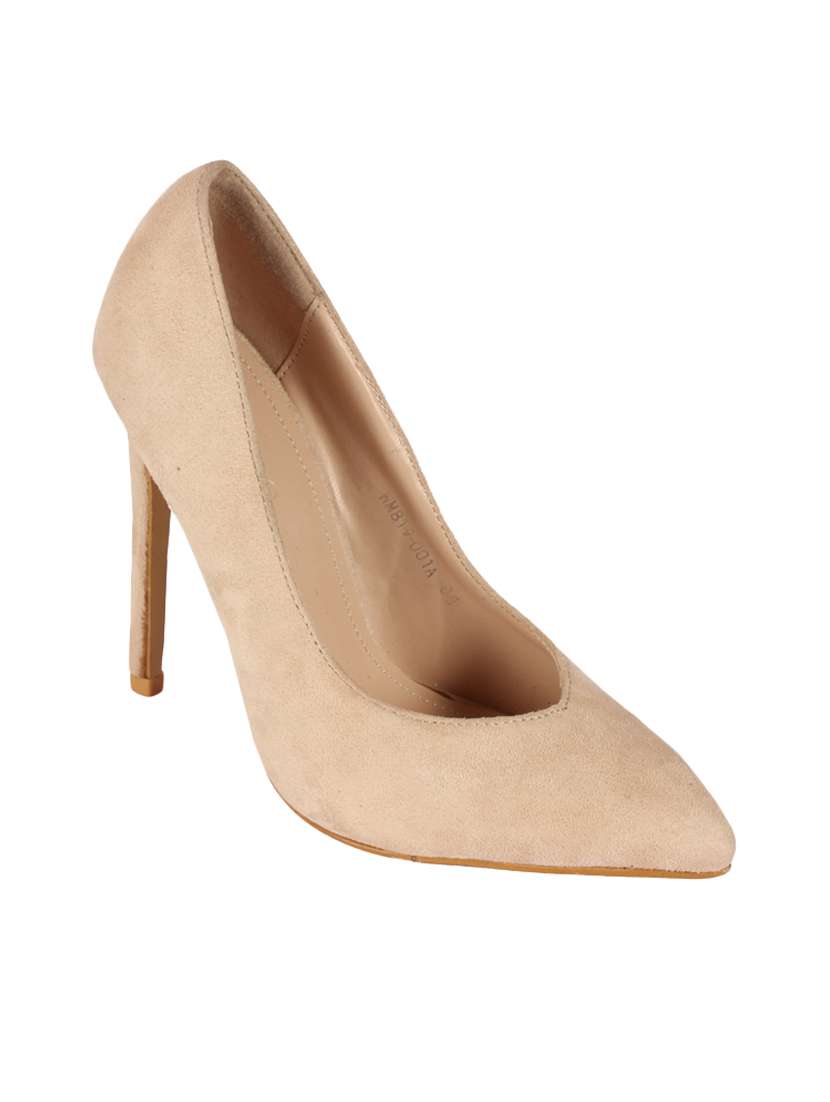 nude slip on pumps